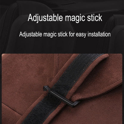Car Headrest Maybach S-Class Ultra Soft Pillow Suede Fabric Comfortable Neck Pillow Seat Cushion Support for Universal 1PC