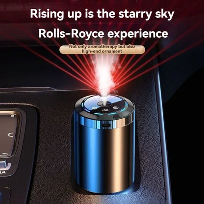 XMSJ Level 5 Adjustable Smart Car Air Freshener USB Charging Car Fragrance Diffuser Air Freshener Essential Oil Fragrance Gift