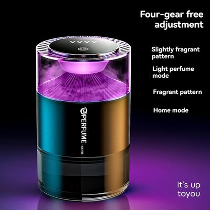 Rechargeable Smart Car Diffuser: Voice-Activated RGB Mood Lighting & Mist for an Immersive Driving Experience