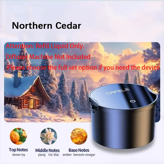 Smart Car Air Freshener Ultrasonic Atomizer Long-lasting Natural Car Fragrance Diffuser New Smell Experience Car Flavoring Gift