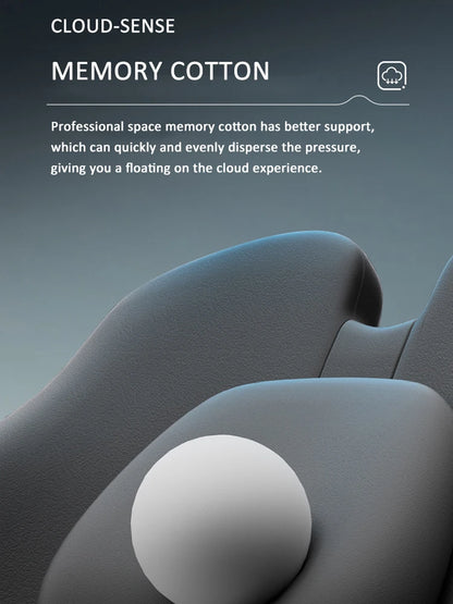 Car Seat Neck Pillow Lumbar Support Headrest Waist lumbar Cushion Car Seat Memory Foam For Car Travel interior Accessories