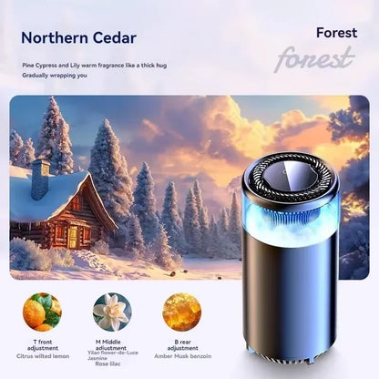 Smart Car Air Freshener Ultrasonic Atomizer Long-lasting Natural Car Fragrance Diffuser New Smell Experience Car Flavoring Gift