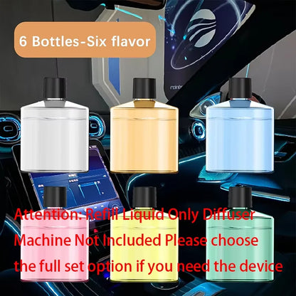 XMSJ Smart Car Air Freshener Level 5 Adjustable USB Charging Car Fragrance Diffuser Air Freshener Essential Oil Fragrance Gift
