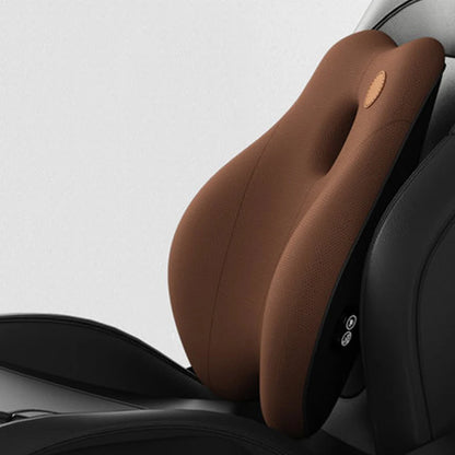 Car Neck Massage Pillow Lumbar Support Cushion Auto Seat Travel Relax Head Waist Support Auto Accessories Universal Headrest