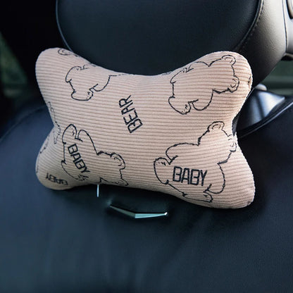 New Cute Animal Pattern Kid Neck Head Support U-Shape Children Travel Pillow Cushion for Car Seat Safety Neck Pillow for Kids