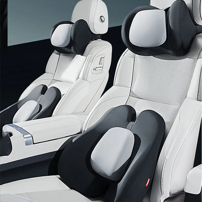 Car Seat Neck Pillow Lumbar Support Headrest Waist lumbar Cushion Car Seat Memory Foam For Car Travel interior Accessories