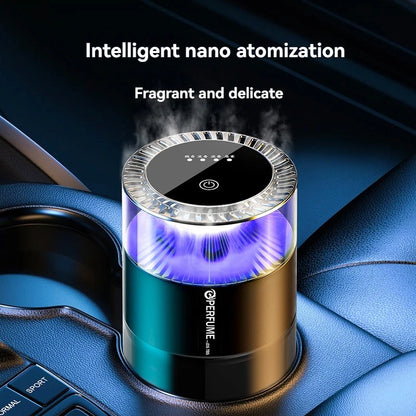 Rechargeable Smart Car Diffuser: Voice-Activated RGB Mood Lighting & Mist for an Immersive Driving Experience
