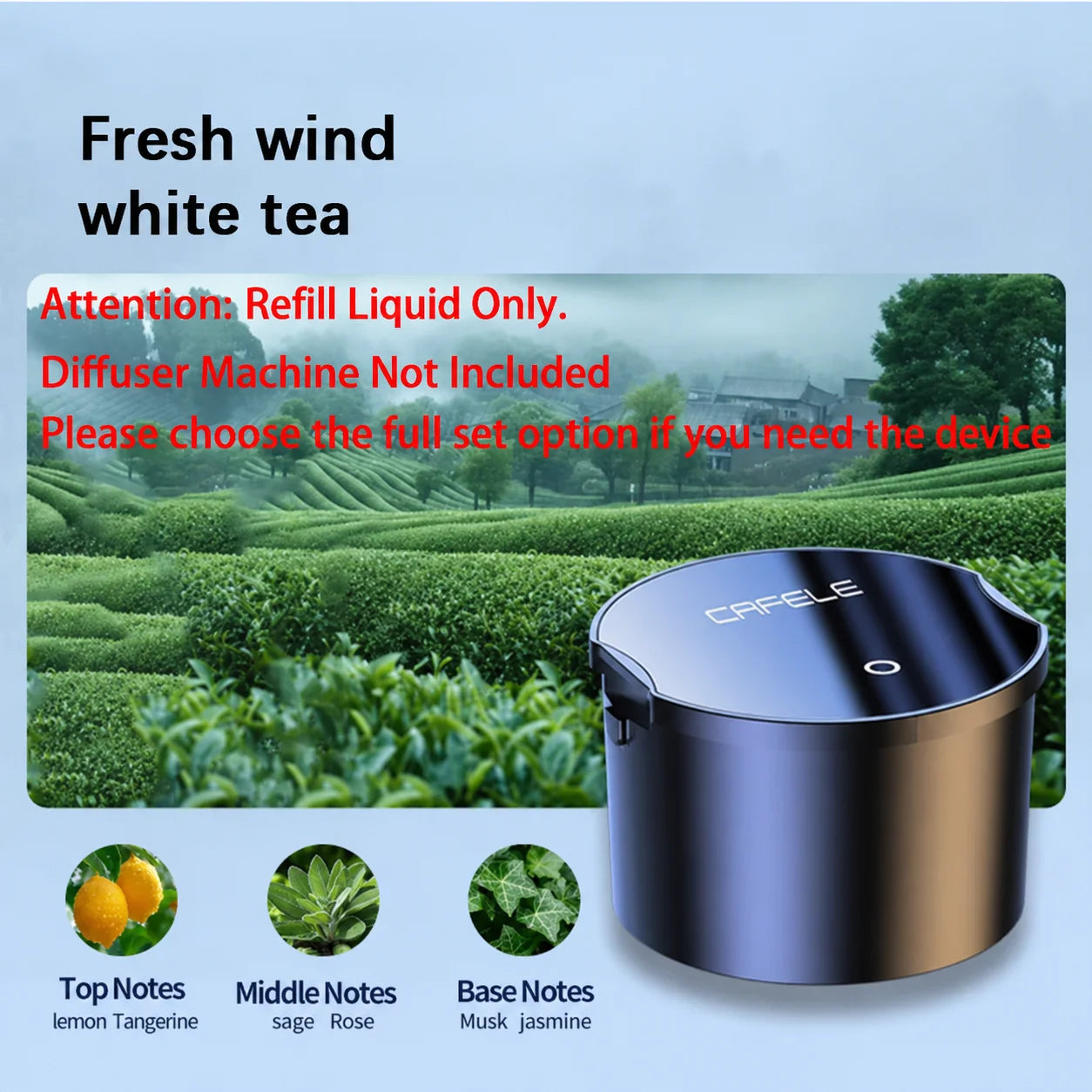 Smart Car Air Freshener Ultrasonic Atomizer Long-lasting Natural Car Fragrance Diffuser New Smell Experience Car Flavoring Gift