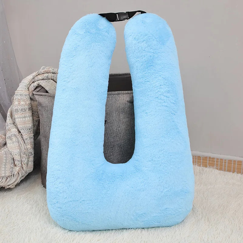Car Pillow Safety Belts Pillows Cover Car Kids Travel Sleeping Pillows Auto Seatbelt Plush Cushion Shoulder Pad Cute Animal