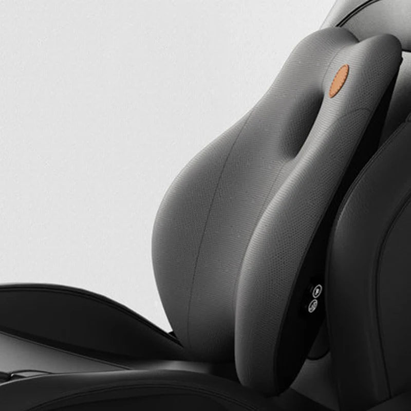 Car Neck Massage Pillow Lumbar Support Cushion Auto Seat Travel Relax Head Waist Support Auto Accessories Universal Headrest