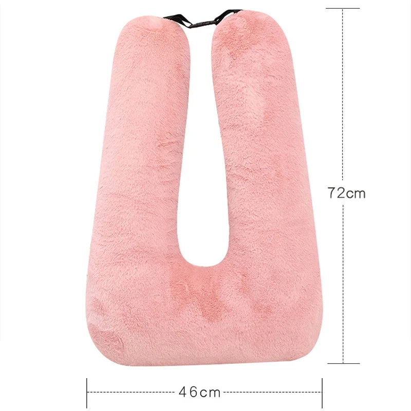 Car Pillow Safety Belts Pillows Cover Car Kids Travel Sleeping Pillows Auto Seatbelt Plush Cushion Shoulder Pad Cute Animal