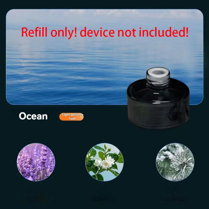 Smart Car Air Freshener Rechargeable Car Aroma Diffuser Cloud Mist with RGB Light for Automotive Interior