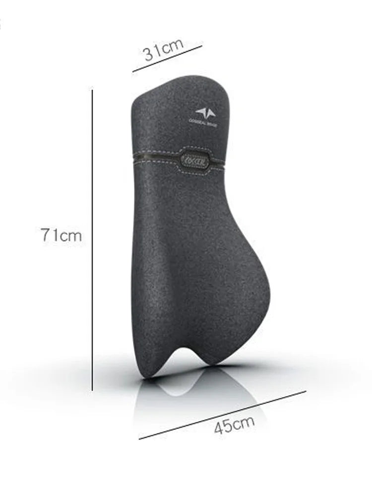 Car Integrated Headrest Lumbar Support Cushion Auto Seat Travel Relax Head Waist Support Auto Accessories Universal Headrest