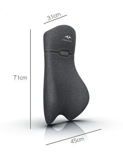 Car Integrated Headrest Lumbar Support Cushion Auto Seat Travel Relax Head Waist Support Auto Accessories Universal Headrest