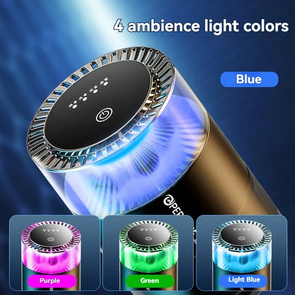 Rechargeable Smart Car Diffuser: Voice-Activated RGB Mood Lighting & Mist for an Immersive Driving Experience