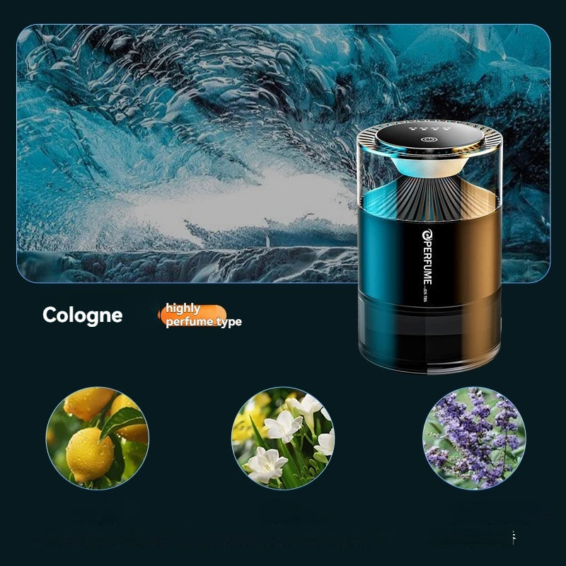 Rechargeable Smart Car Diffuser: Voice-Activated RGB Mood Lighting & Mist for an Immersive Driving Experience