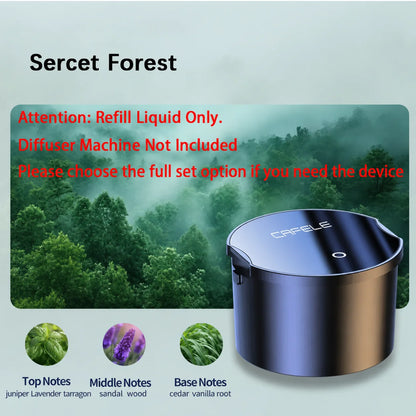 Smart Car Air Freshener Ultrasonic Atomizer Long-lasting Natural Car Fragrance Diffuser New Smell Experience Car Flavoring Gift